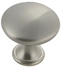 DIECAST KNOB, 30MM, SATIN NICKEL