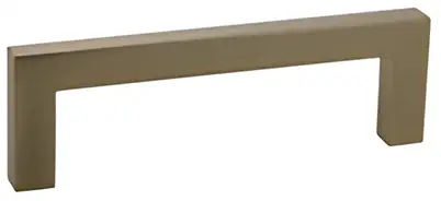 SQUARE BAR PULL, 96MM, ROSE GOLD